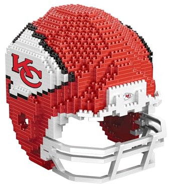 Forever Collectibles UK NFL 3D BRXLZ – Replik Helm, KANSAS CITY CHIEFS