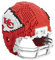 Forever Collectibles UK NFL 3D BRXLZ – Replik Helm, KANSAS CITY CHIEFS