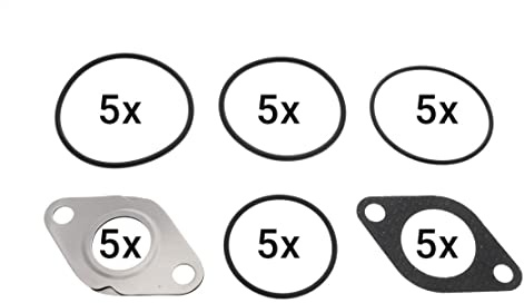 VEMO V10-63-0187 Dichtungssatz, AGR-System | Kompatibel mit: AUDI A3, A3 Cabriolet, A3 Sportback, Q7, SEAT ALTEA, ALTEA XL, CORDOBA, IBIZA III, IBIZA IV, IBIZA IV SC