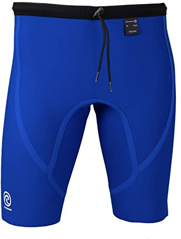Rehband Thermohose R3 - Unterziehhose aus Neopren - Wärmeisolierende Short für Kraft- und Ausdauersport, angenehme Kompression & hoher Schutz, Color:Blue, Size:XL
