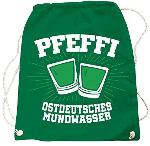 Rucksack Tasche Beutel Pfefferminz Ostdeutsches Mundwasser DDR in vielen Farben