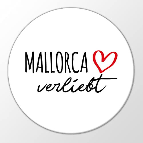 Huuraa Magnet Mallorca verliebt Geschenk 59mm Flaschenöffner Mallorca Geschenkidee