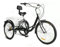RibasuBB 24 Zoll Tricycle 3 Räder Erwachsene Senioren Dreirad 3-Rad Bike mit Korb 7 Gang Bike für ältere Menschen Einkaufen, Picknicks