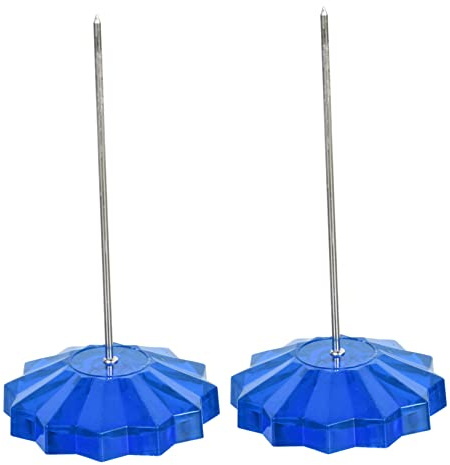 Ciieeo 2 Soportes Altos Para Fotos Notas Menús Papel Base De Tenedor Portarecibos Pinchos