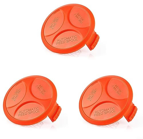 URPIZY 3 tapas de bobina + piezas de repuesto de resorte para Black & Decker BESTA525 BESTA528 BESTA530 ST1823 GH400 GL280 GL30 GL301