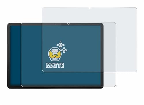 BROTECT Entspiegelungs-Schutzfolie für Lenovo Tab P12 2023 (2 Stück) Matte Displayschutz-Folie, Anti-Reflex, Anti-Fingerprint