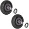 TRUTZHOLM 2x Sackkarrenrad 260x85 mm 3.00-4 Ø 20 mm Bollerwagenrad, Luftrad, Ersatzrad, Nabenlänge 60 mm versetzt