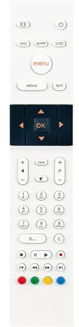 ALLIMITY Télécommande Compatible avec Samsung Orange Décodeur SHD 85, TVBOX2011, SHD 85, SMT-H6106, SHD85, IHD92, CS50001, TVBOX2011