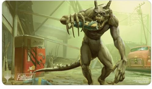 Ultra PRO - Fallout Playmat -Tarmogoyf - per Magic: The Gathering, Limited Edition Collectible Trading Tabletop Gaming Essentials Accessori Forniture