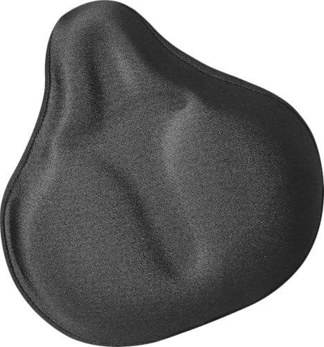 KEMIMOTO Universal Sattelbezug, Fahrradsattel Überzug mit Wasserdichter Sattelschutz, Weich, Bequem, Breit und Atmungsaktiv, Gepolsterter Fahrrad-Sattelbezug für MTB, Männer und Frauen(Kreuz-Form)