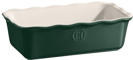 Emile Henry Made in France Modern Classics Plat à Pain Evergreen