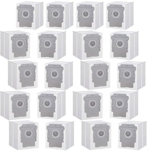 20 Staubsaugerbeutel kompatibel mit iRobot Roomba i7 i7+ i3 i3+ i8 i8+ j5+ i5+ i4 i4+ i1+ i6 i6+ j5+ j7 j7+ s9 s9 Plus automatische Schmutzentsorgungsbeutel