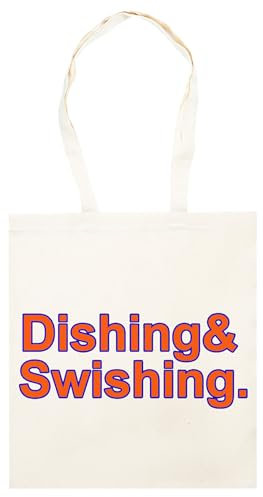 Yampetee Dishing And Swishing Clydeisms Beige Baumwoll-Einkaufstasche Für Unisex