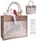 SenaiMy Jutetasche Einkaufstasche für Damen, Baumwolltasche, Bride Jutebeutel Tragetasche, Jutetasche mit Bride für JGA Accessoires, Brautdusche Junggesellenabschied, Brautjungfern