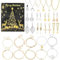 Weihnachts-Schmuck-Kalender, Adventskalender, 24 Tage, Weihnachts-Countdown-Kalender, Adventskalender 2024, Adventskalender für Mädchen, Weihnachts-Countdown-Kalender für Mädchen und Damen