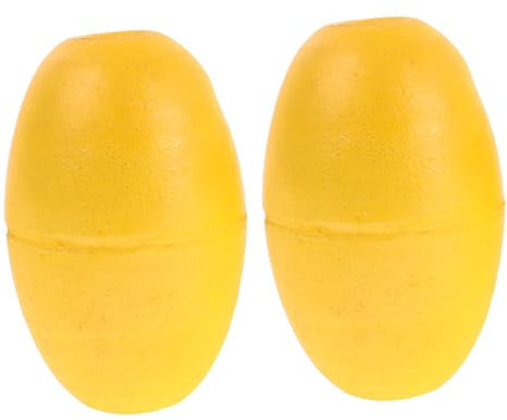 Swim Float: 2Pcs Yellow Marine Rope Floats Buoy Set for Kayak, Canoe, Yacht, Drift Anchor, Pools and Boats Accessories