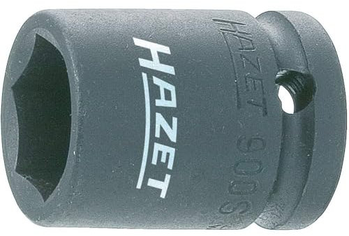Hazet 900S-24 Douille à chocs/carré creux 12,5 mm/profil traction à 6 pans extérieurs Taille 24 longueur 44 mm