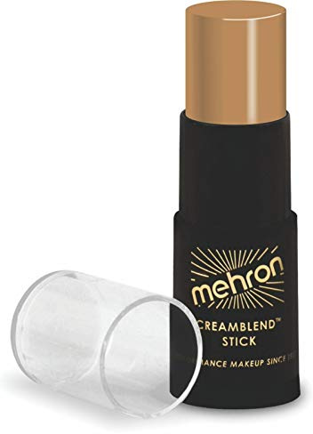 Mehron Make-up CreamBlend Stick | Gesichtsbemalung, Körperbemalung und Grundierungscreme-Make-up | Körperfarbe Stift (Medium Dark Olive)