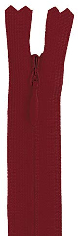 YKK YKK Nahtverdeckt Reißverschluss nicht teilbar 2 mm 22 cm hellbordeaux