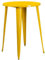 Flash Furniture Philip Stehtisch für drinnen und draußen, 76,2 cm, rund, Gelb