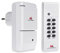 Maclean MCE158 Funkschalt-Set Funksteckdose Set für den Außenbereich IP44 mit Fernbedienung Max. 3600W Weiß
