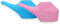 Healthgoodseu Lot De 2 Pots Neti En Plastique Pour Le Nettoyage Nasal - Rose Et Bleu - Pour Couple - Design Compact Et Facile À Transporter - Traitet Naturel Pour Sinus, Infections Et Congestion