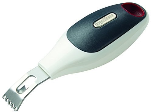 Zyliss E980089 Zesteur, 22cm, Plastique/acier inoxydable, Zesteur Agrumes/Zeste de Citron/Zesteur de Citron, Lave-vaisselle, Garantie 5 ans
