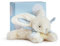 Doudou et Compagnie - Doudou Lapin Bonbon - Boite Cadeau - Bleu - 16 Cm - Doux - Idée Cadeau de Naissance Fille et Garçon - Garantie Doudou Perdu - ‎DC3376