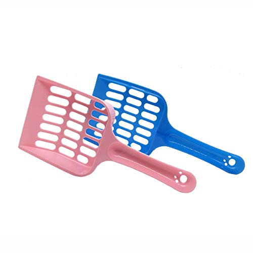 XHY 2pcs cat litter scoop plastic poop scoop pet litter pickers