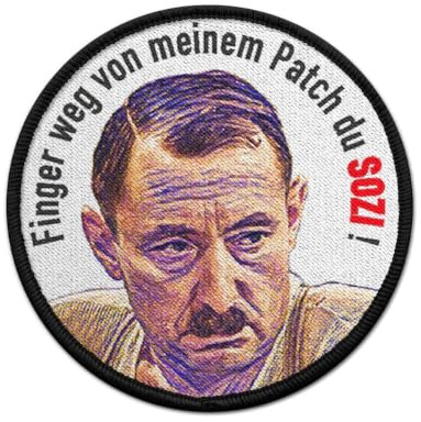 Patch Finger weg von meinem Patch du Sozi Alfred Tetzlaff Kult TV Ekel #31397