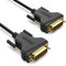 BENFEI Cable DVI a DVI, 3 metros DVI-D 24+1 chapado en oro, soporte de doble enlace de alta resolución 2560 x 1600 para juegos, DVD, laptop, HDTV