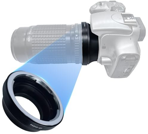 Kompatibel mit Pentax 645 P645 PK645 Objektiv auf Micro Four Thirds (MFT, M4/3) Mount Mirrorless Camera und für Sony E Mount Kamera, Pentax 645 to EOS adapter