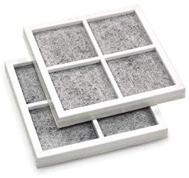 HQRP 2-pack Fresh Air Filters for LG Refrigerators LT120F / ADQ73214404 / ADQ73334008 / ADQ73334003 Replacement