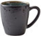 BITZ Becher, Kleiner Kaffeebecher aus Steingut, 19 cl, Schwarz/Grün