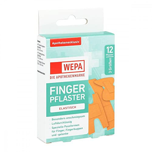 WEPA Fingerpflaster Mix 3 Größen 12 St