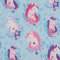 Baumwollstoff KIM Einhorn, hellblau Ökotex 50x147 cm Meterware