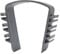 LTG PRO 12 Pcs Fence Panels Noise Stoppers Garden Fence Wind Anti Rattling Clips (Dark Grey)