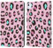 Head Case Designs Rosa Mix Verrückte Drucke 2 Leder Brieftaschen Handyhülle Hülle Huelle kompatibel mit Apple iPad Air 2020/2022