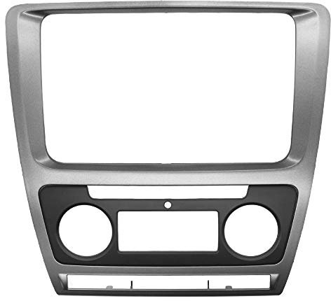 2 Din Car Refitting DVD-Blende Rahmen passend für Armaturenbrett-Verkleidungssatz Rahmen Audio-Blende Stereo-Radio DVD-CD-Panel-Auto_AC