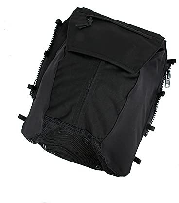 TMC 3293 Tactical Vest Pouch Bag Zip Panel NG Version für 16-19 AVS JPC2 (BK)