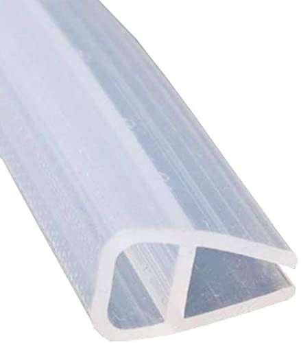 Joint de Douche pour Paroi en Verre, Joint de Porte de Douche Verticale, Pour 6mm/8mm/10mm/12mm cloison de douche, cloison de douche joint de Douche pour Paroi en Verre (8 mm,u-type-200cm)