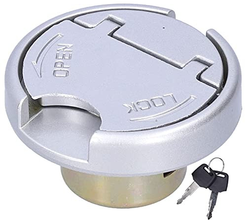Tankdeckel,Tankverschlussdeckel mit Schlüsseln Edelstahlteile Universal für Roller Motorrad