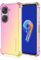 Topme Coque pour ASUS Zenfone 10 / ASUS Zenfone 9 (5.9 inches), Étui de Téléphone Portable en Silicone TPU Souple avec Motif Peint Transparent - CatéGorie 3