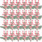 WILLBOND 24 Stück Künstliche Weihnachtsbeeren Pflücken Beeren Zweige Stechpalmenblätter Pflücken Gefälschte Beeren Weihnachten Basteln Party Urlaub Dekoration (schneebedecktes Rot)