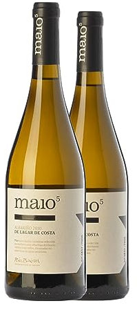 Lagar de Costa Maio Albariño Rías Baixas 75 cl Vino blanco (Caja de 2 Botellas de 75 cl)