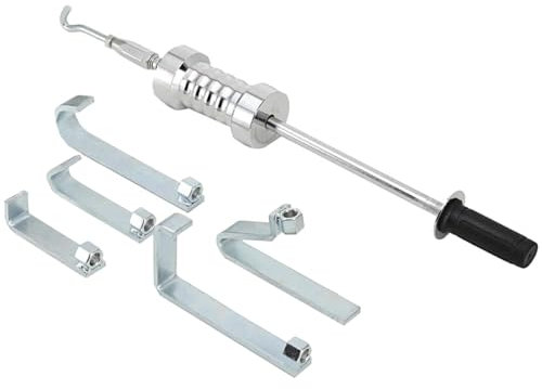 SUDEG Estrattore per martello scorrevole, 5 ganci, estrattore per ammaccature, in acciaio, riparazione per carrozzerie, SUV, auto
