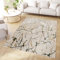 TAPISO Crystal Teppich Kurzflor Glänzend Hellgrün Gold Creme Weiß Marmor Verwischt 3D Effekt Wohnzimmer Schlafzimmer Modern Design ÖKO-TEX 250 x 350 cm