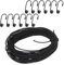 Gummischnur, 4mm×20m Expanderseile,Mit 12 Stück Haken Gummiseil, für Camping, Anhängerplane, Güterverkehr, mit Haken Zubehör DIY