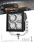SUPAREE LED Arbeitsscheinwerfer 12 Volt Kaltweiß LED Scheinwerfer 12V Traktor Fernlicht Arbeitsscheinwerfer LED 12V Flutlicht 4 Zoll 6500k Kaltweiß IP67 Wasserdicht für Traktor SUV Bagger ATV Lkw 4X4