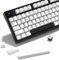 KBDiy Bow PBT Double Shot Tastenkappen-Set, 174 Tasten, Weiß und Schwarz, benutzerdefinierte Tastenkappen, 60 Prozent Cherry Profil-Tastenkappen für 61/64/68/84/87/100/104/108 mechanische Tastatur